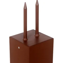 LED-Solar-Wegeleuchte Tradition Sensor Corten 90cm