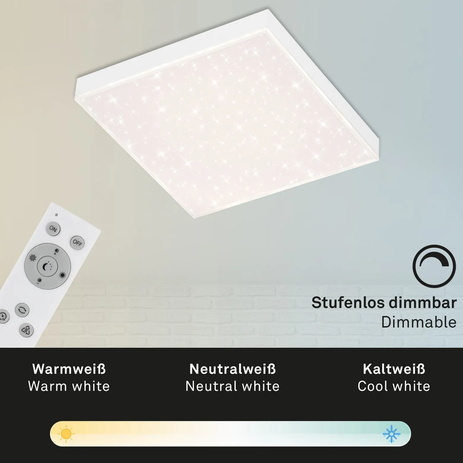LED-Sternenhimmel Frameless CCT, 30x30cm
