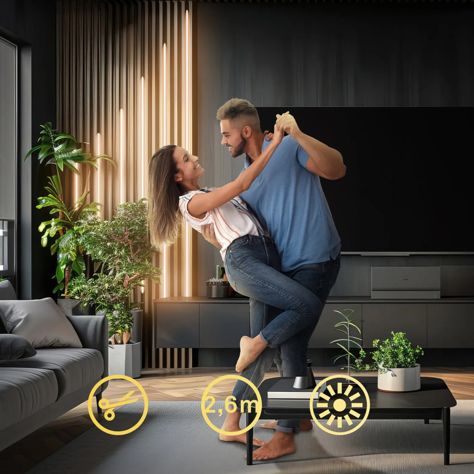 LED-Stripe Pimp your panel, Ergänzungsset, Länge 2,6 m
