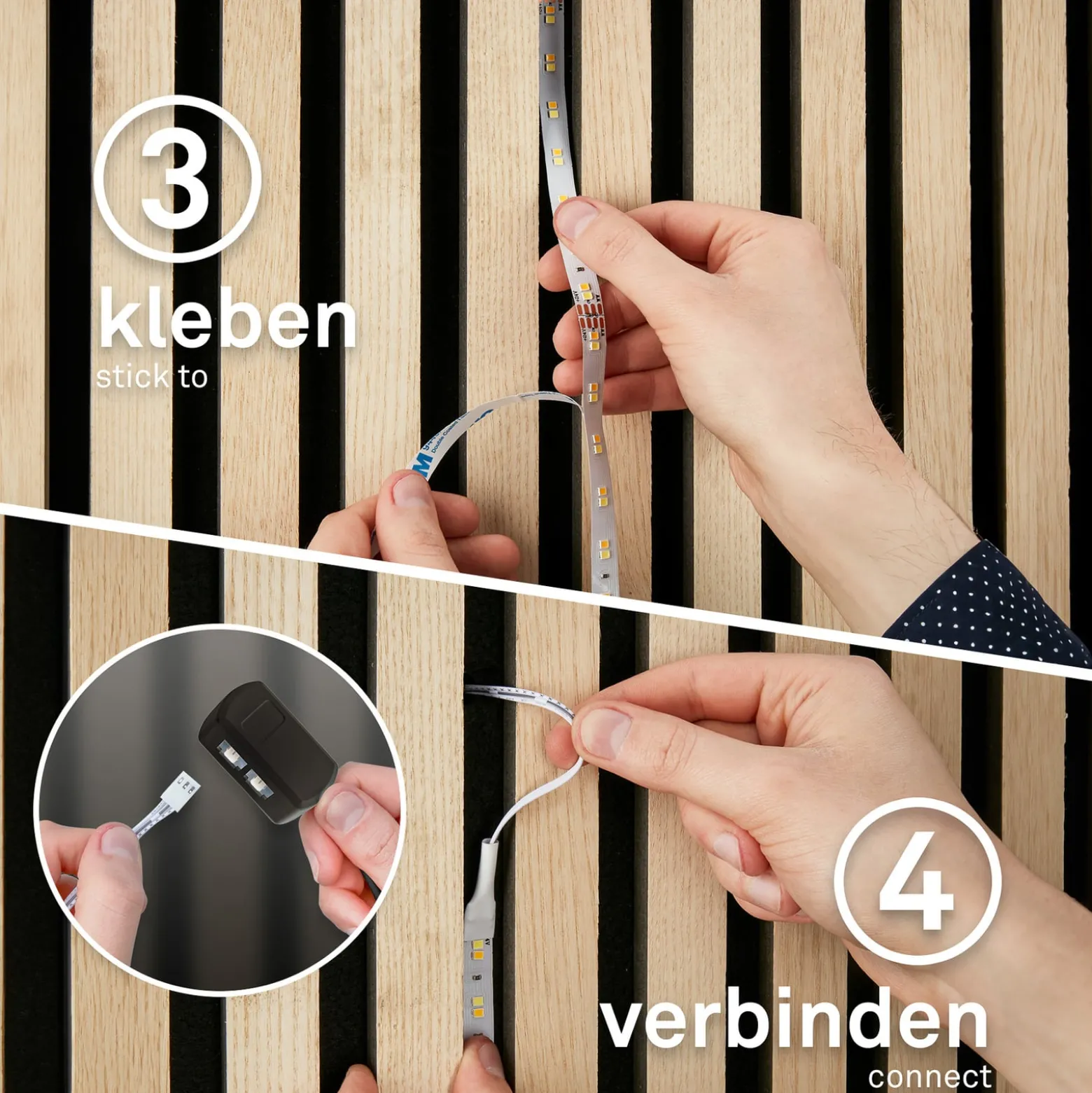 LED-Stripe Pimp your panel, Starterset, RGBW, Länge 2,6 m