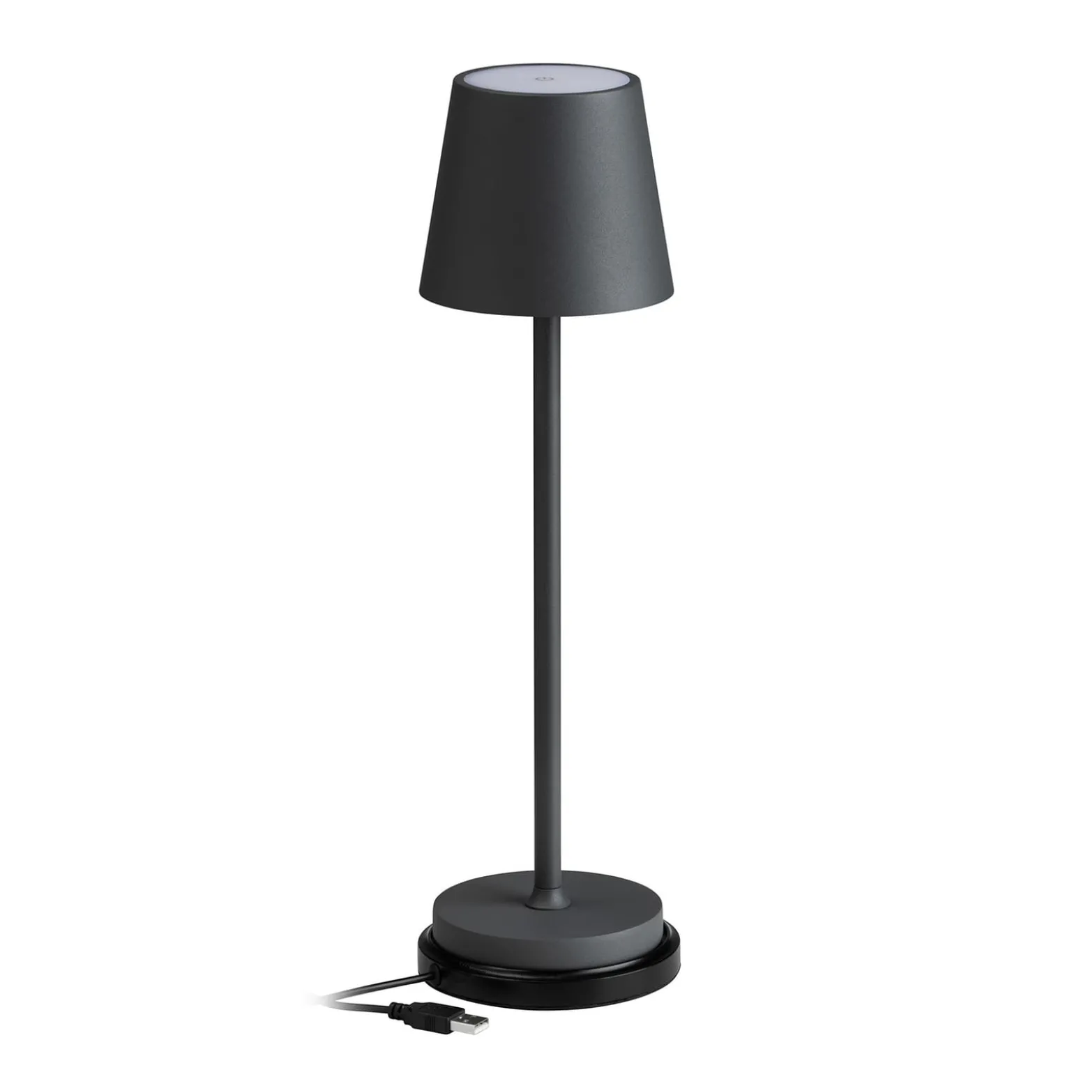 LED-Tischleuchte 5099, Akku IP54 dimmbar graphit