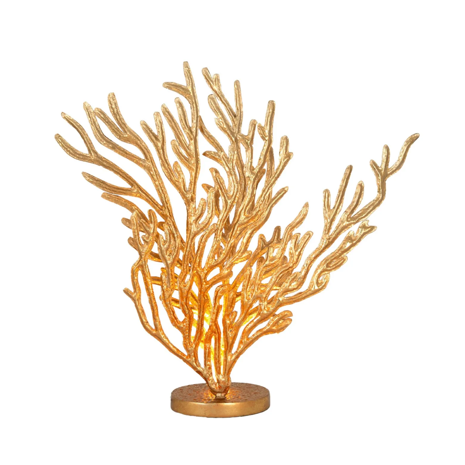 LED-Tischleuchte CORADORIA, goldfarben, Höhe 72 cm, Metall