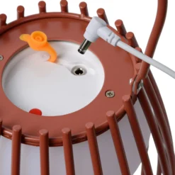 LED-Tischleuchte Fjara, rost