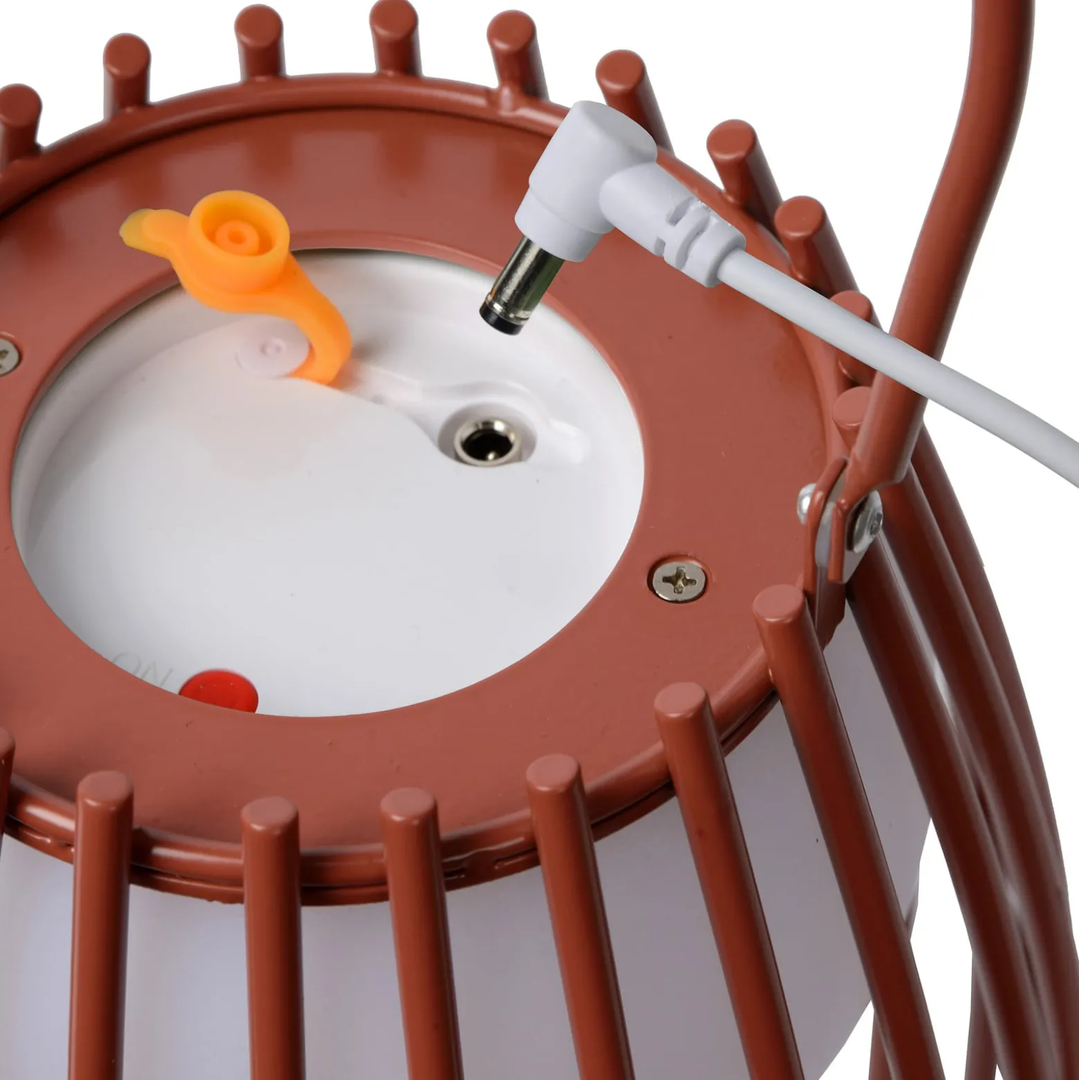LED-Tischleuchte Fjara, rost
