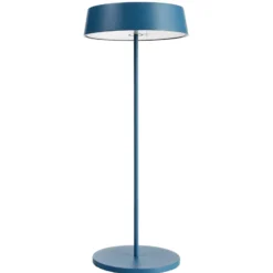 LED-Tischleuchte Miram mit Akku, dimmbar, blau