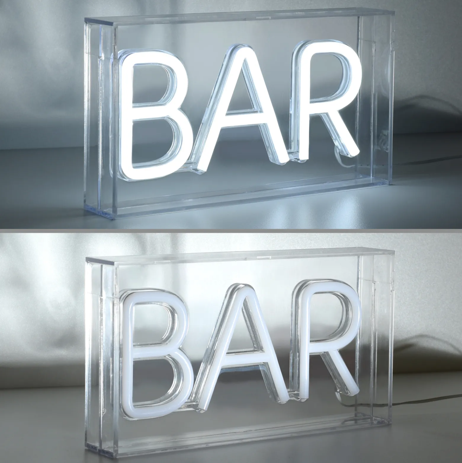 LED-Tischleuchte Neon Bar, USB