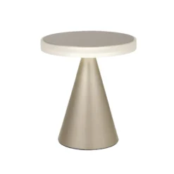 LED-Tischleuchte Neutra, Höhe 27 cm, gold matt, Touchdimmer