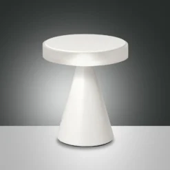 LED-Tischleuchte Neutra, Höhe 20 cm, weiß, Touchdimmer