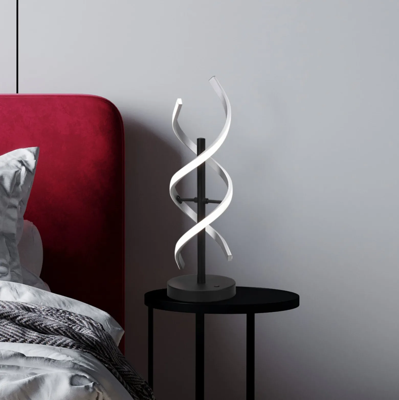 LED-Tischleuchte Sequence, dimmbar, CCT, aluminium
