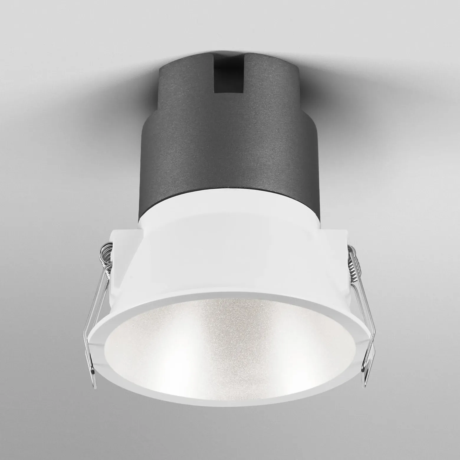 LEDVANCE Twist Einbauspot Ø9,3cm 830 weiß/silber