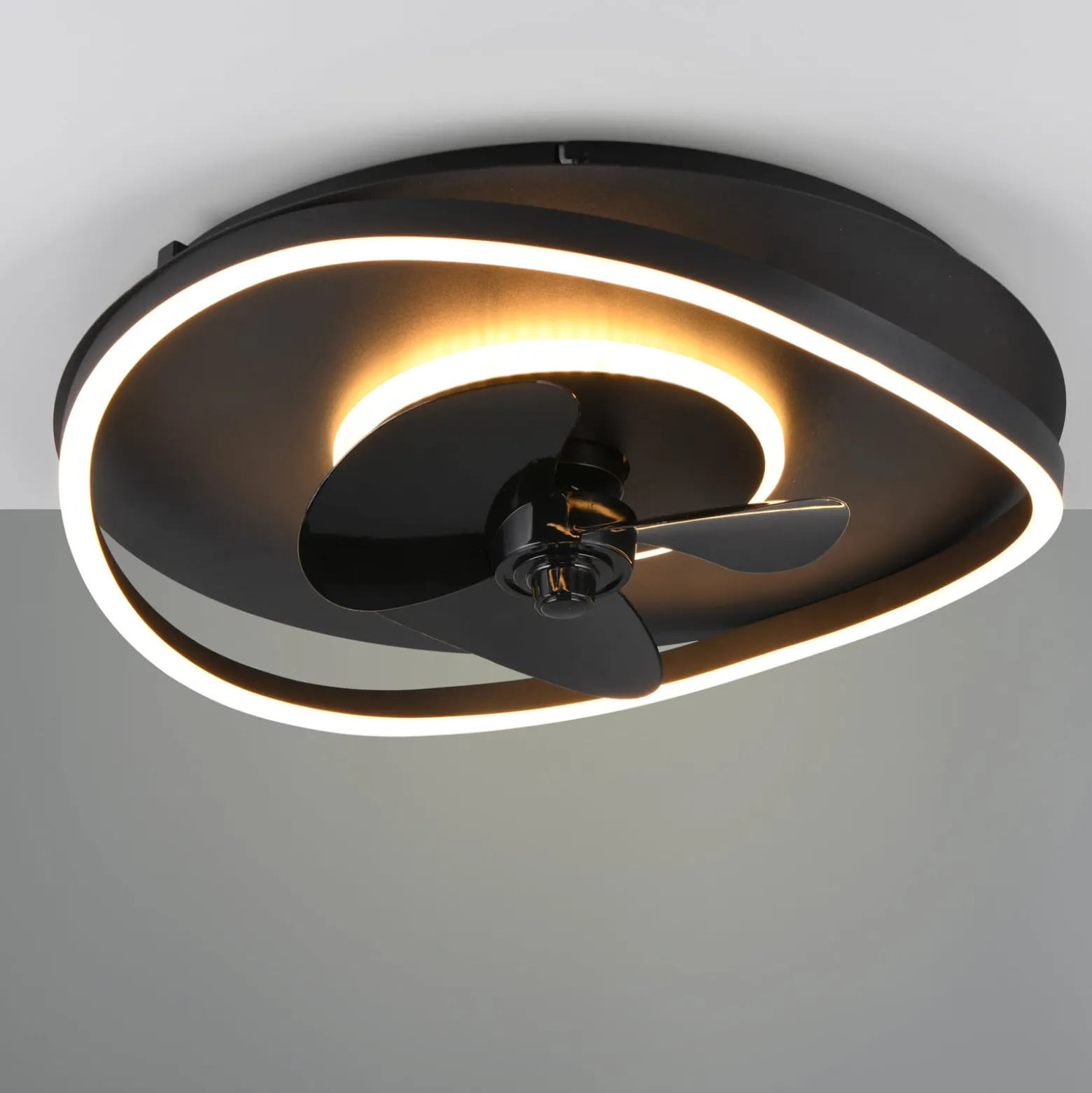 LED-Ventilator Sortland, DC, leise, 50cm, CCT, Fernbedienung