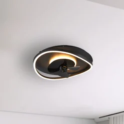 LED-Ventilator Sortland, DC, leise, 50cm, CCT, Fernbedienung