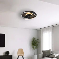 LED-Ventilator Sortland, DC, leise, 50cm, CCT, Fernbedienung