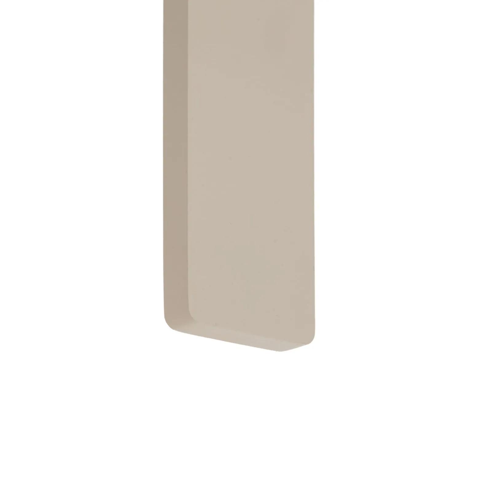LED-Wandleuchte Demi M, sand, Aluminium, Höhe 100 cm, IP54