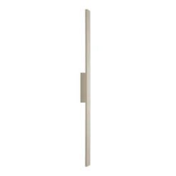 LED-Wandleuchte Demi M, sand, Aluminium, Höhe 100 cm, IP54