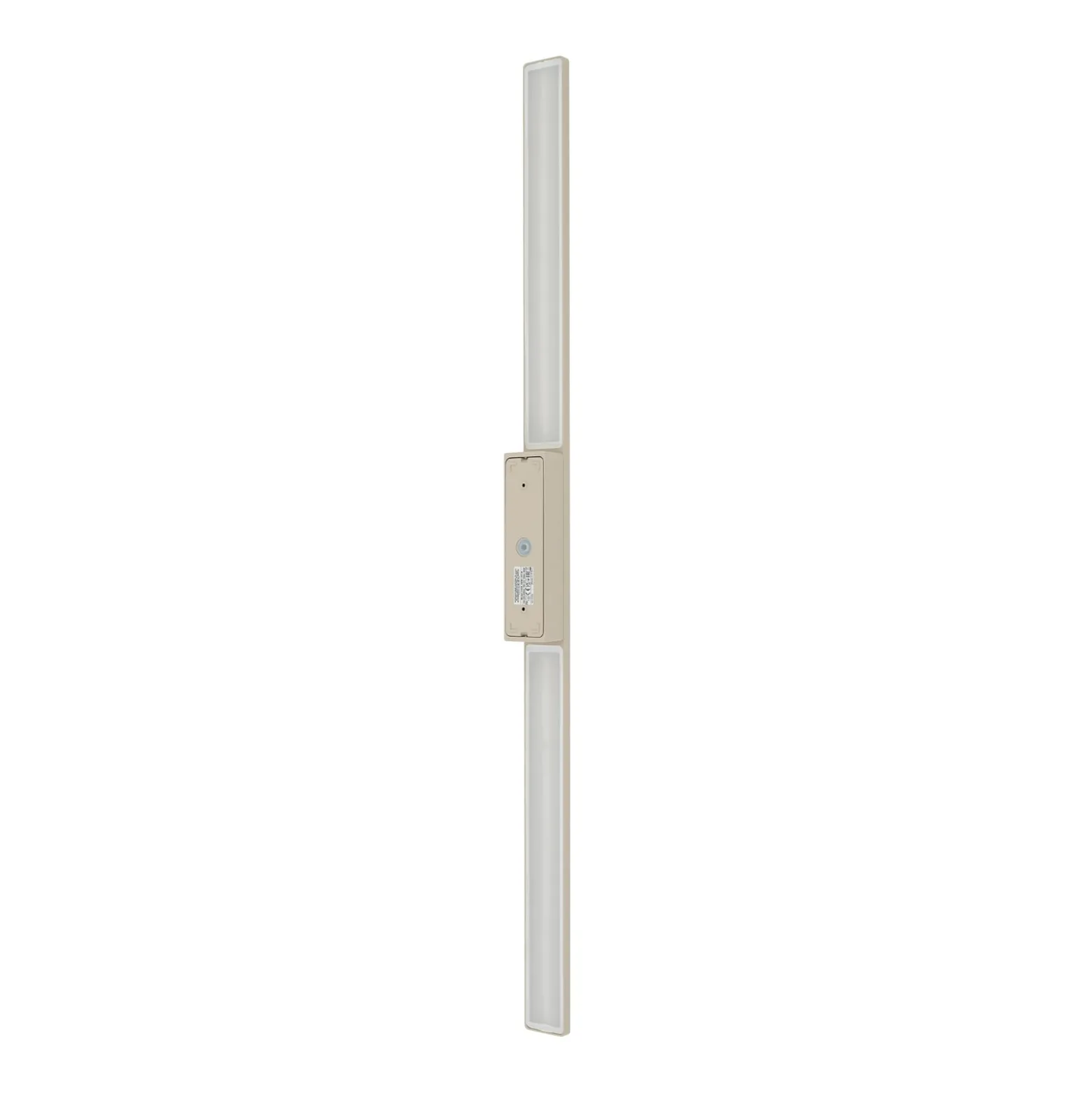 LED-Wandleuchte Demi M, sand, Aluminium, Höhe 100 cm, IP54
