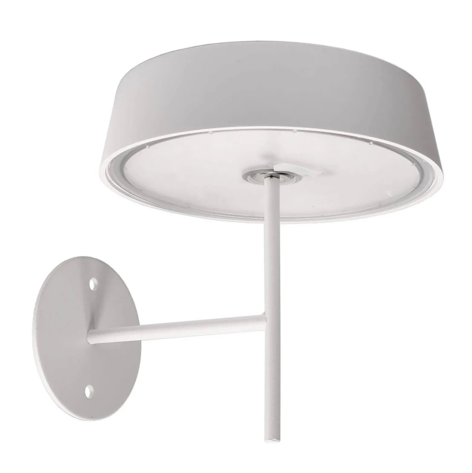 LED-Wandleuchte Miram mit Akku, dimmbar, weiß
