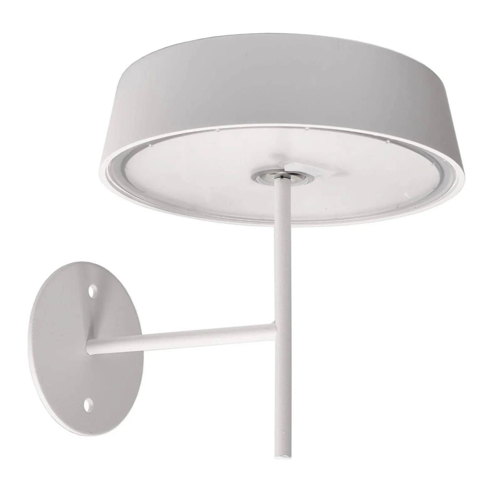 LED-Wandleuchte Miram mit Akku, dimmbar, weiß