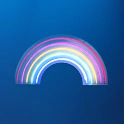 LED-Wandleuchte Neon Rainbow, USB