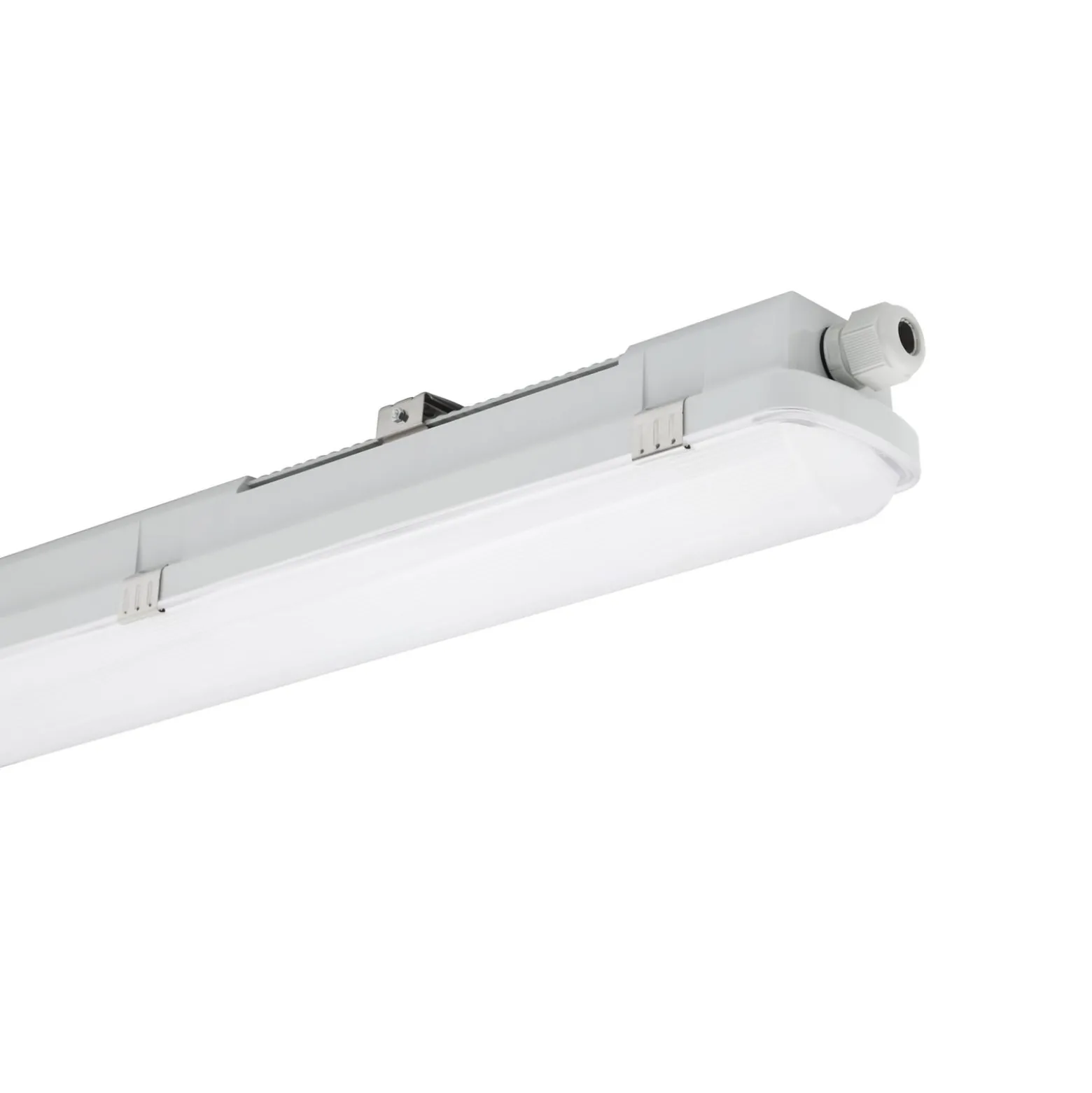 LED-Wannenleuchte RESISTO, lichtgrau, 120 cm, 17 W, 840 IP66