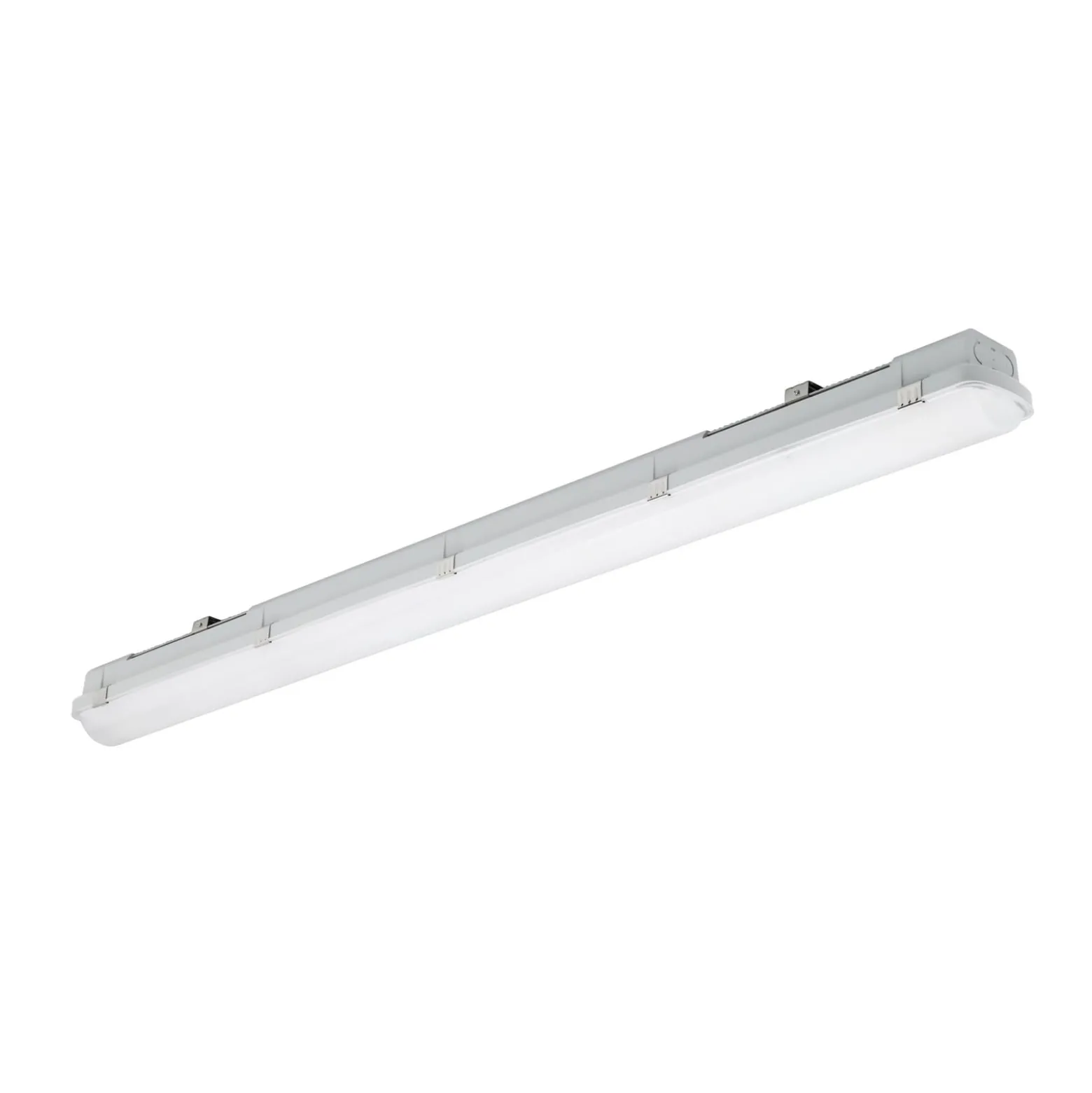 LED-Wannenleuchte RESISTO, lichtgrau, 120 cm, 17 W, 840 IP66