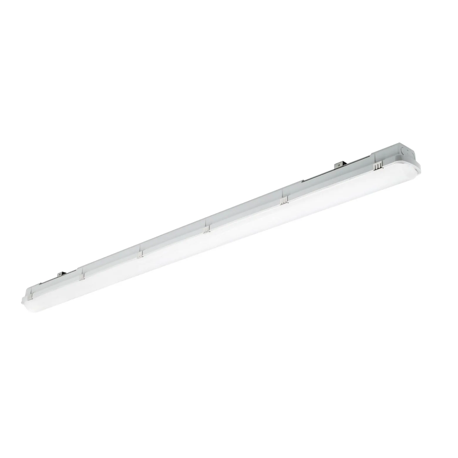LED-Wannenleuchte RESISTO, lichtgrau, 150 cm, 42 W, 840 IP66