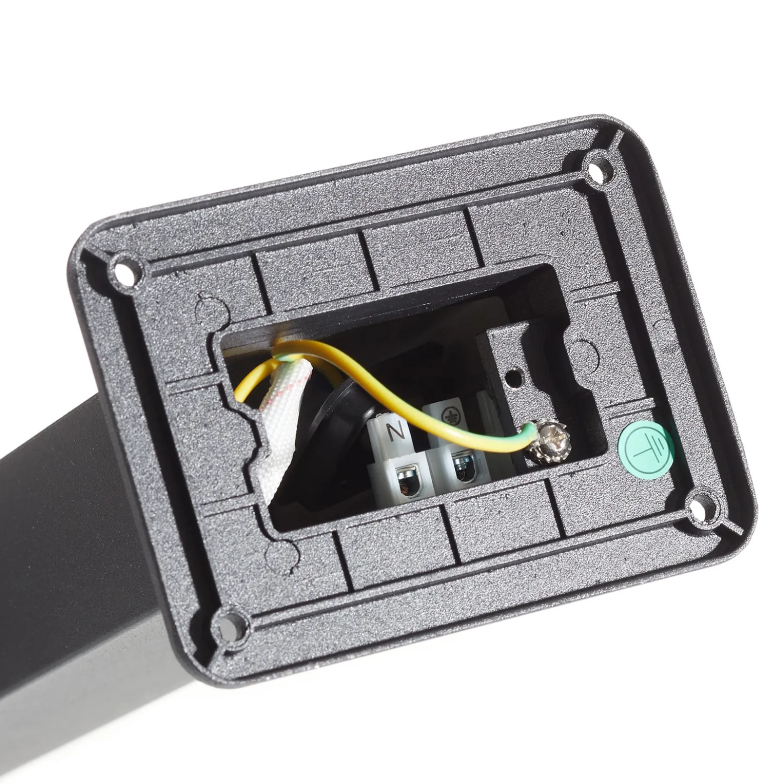LED-Wegelampe Fiumicino in gebogener Form