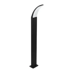 LED-Wegelampe Fiumicino in gebogener Form