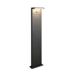 LED-Wegelampe Ravi, anthrazit, Höhe 100 cm, Sensor, IP54