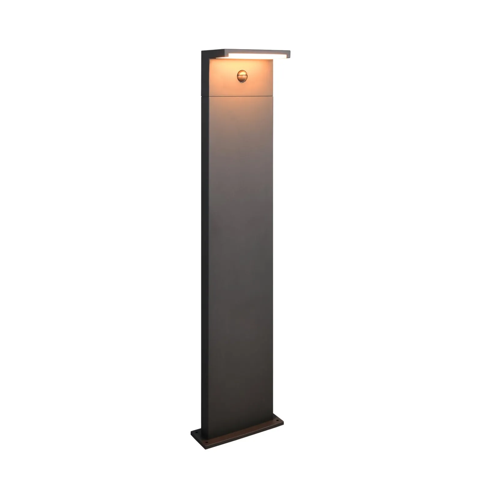 LED-Wegelampe Ravi, anthrazit, Höhe 100 cm, Sensor, IP54