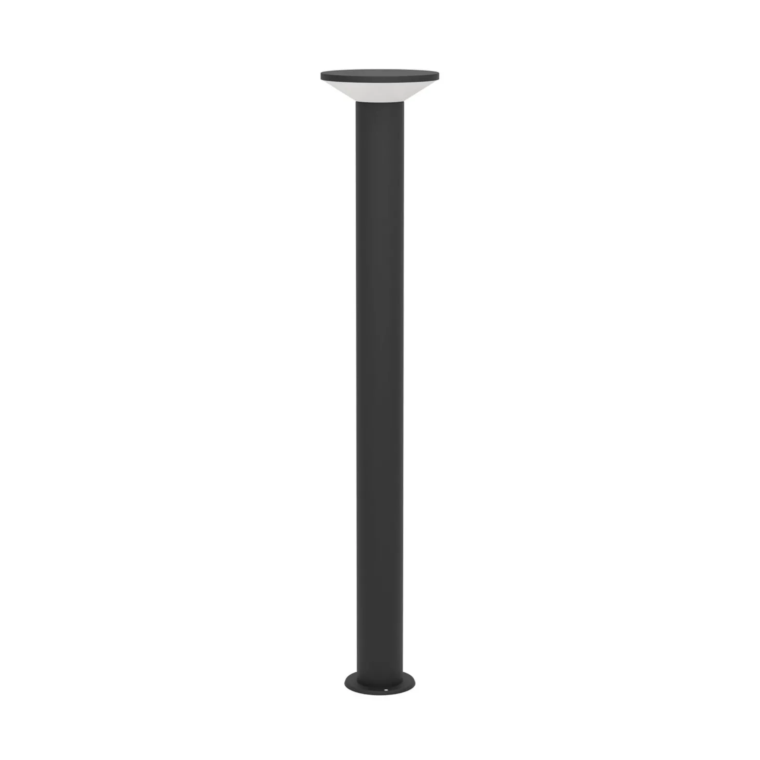 LED-Wegelampe Rigosa, schwarz, Höhe 100 cm, Metall