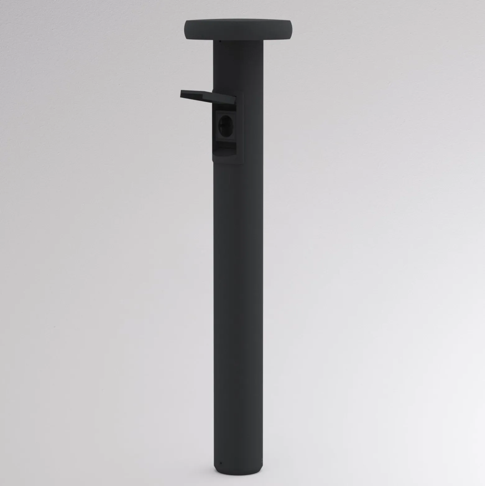 LED-Wegeleuchte CIRC, DALI, Steckdose, anthrazit, 82 cm IP65