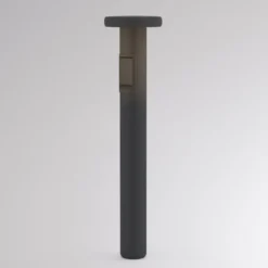 LED-Wegeleuchte CIRC, DALI, Steckdose, anthrazit, 82 cm IP65
