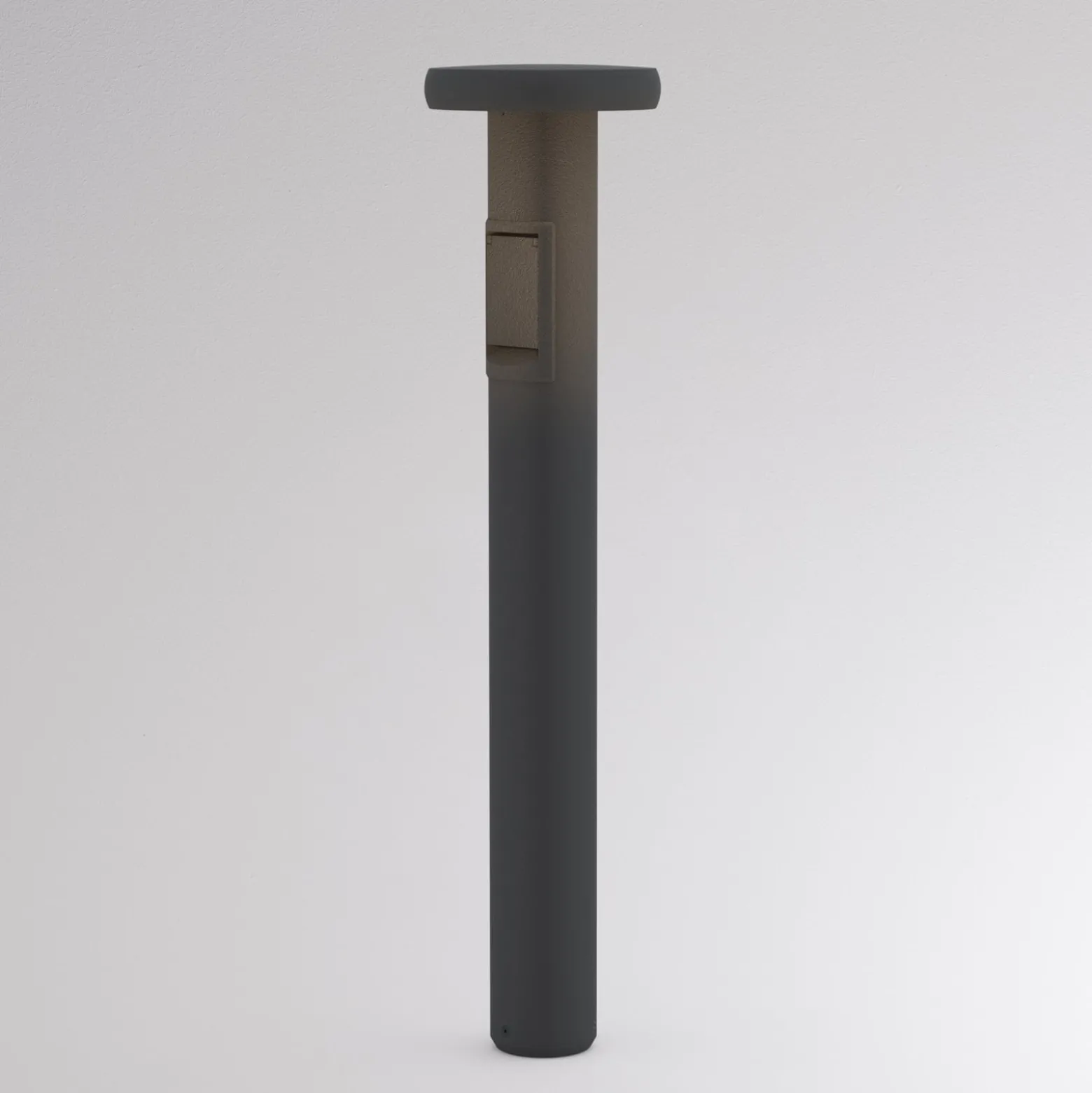 LED-Wegeleuchte CIRC, DALI, Steckdose, anthrazit, 82 cm IP65