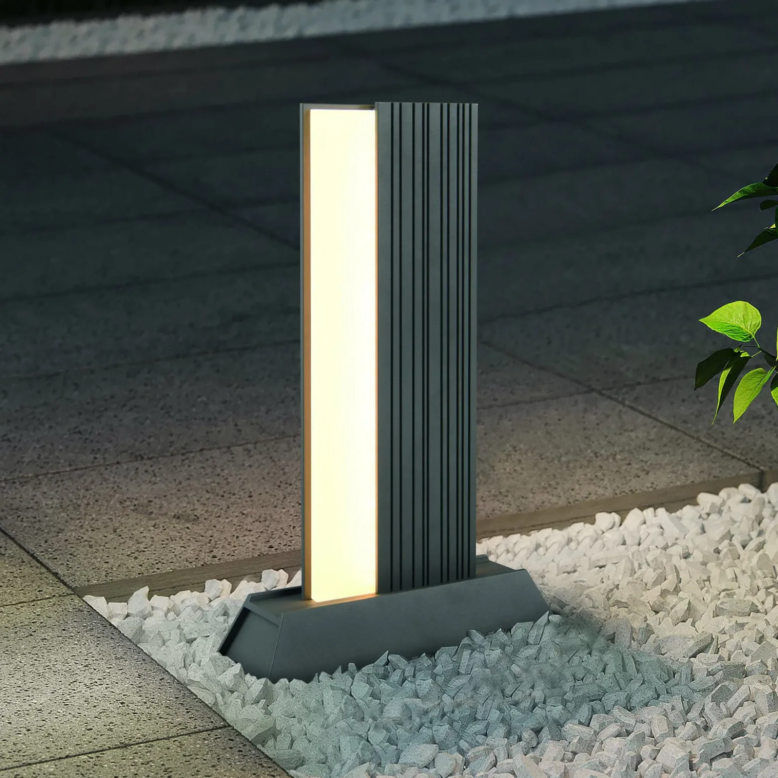 LED-Wegeleuchte MARIZA, Höhe 50 cm, anthrazit, Metall, IP65