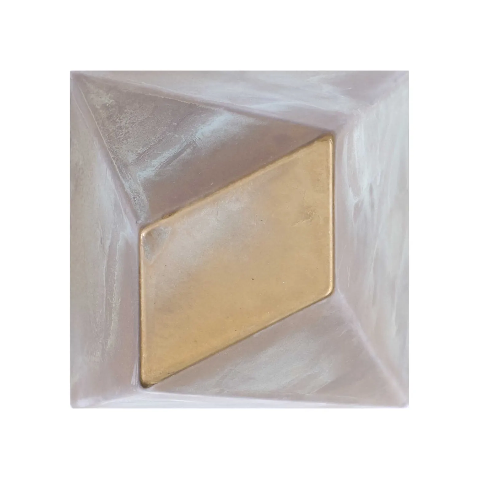 LED-Wegeleuchte Silva Edge, Höhe 100 cm, messing antik, IP65