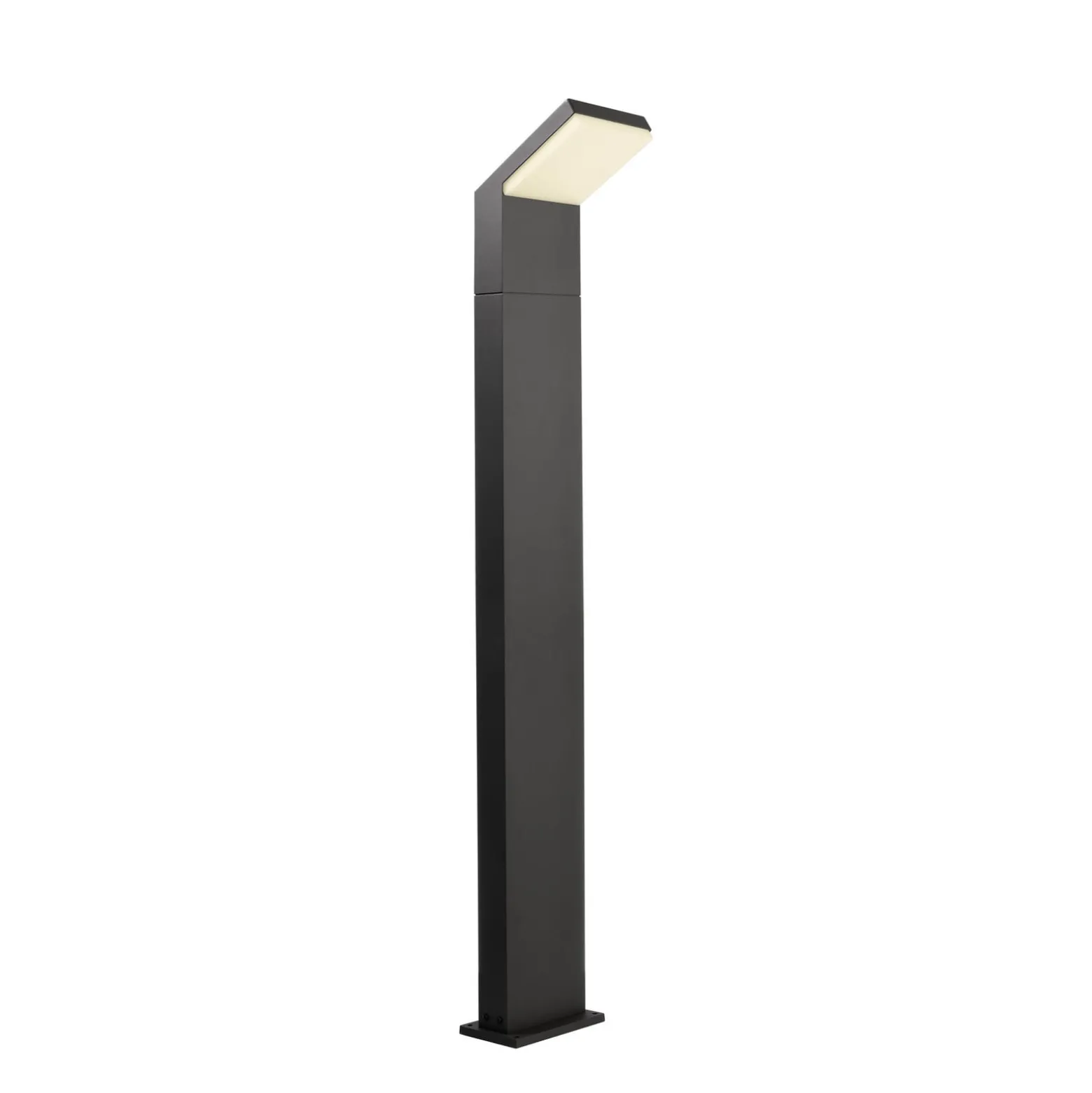 LED-Wegeleuchte Tucanae, grau, Höhe 100 cm, IP65, Metall