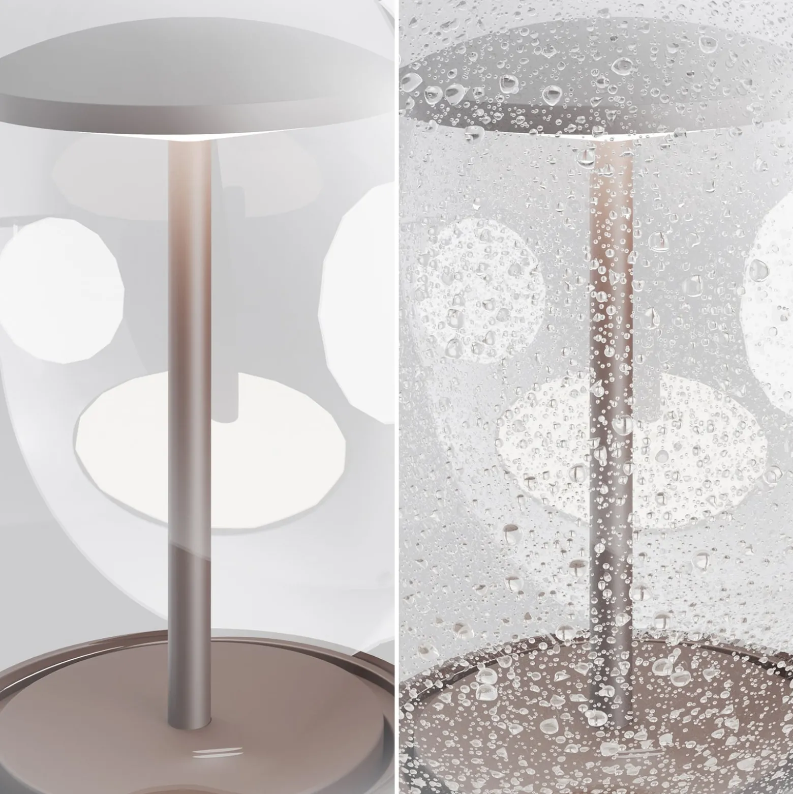 LED-Wegeleuchte Velora, braun, Höhe 60 cm, Metall/Glas, IP65