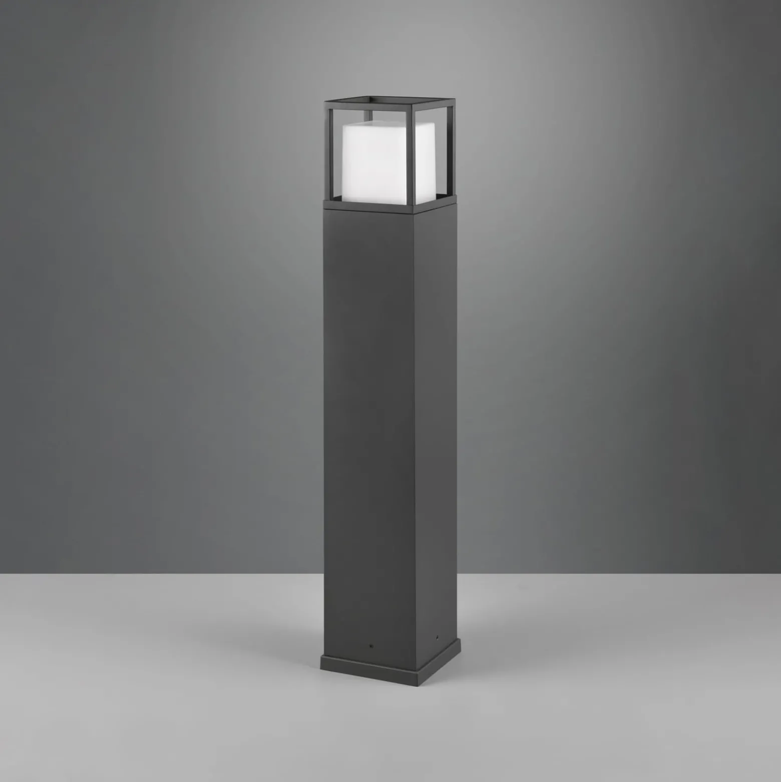 LED-Wegeleuchte Witham, 80 cm hoch, anthrazit, CCT, IP54