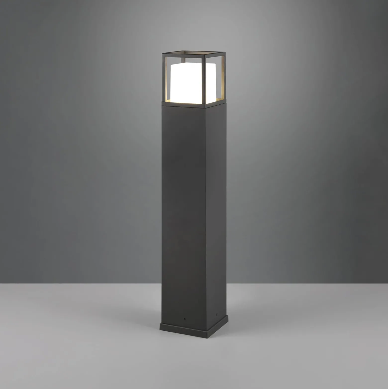 LED-Wegeleuchte Witham, 80 cm hoch, anthrazit, CCT, IP54