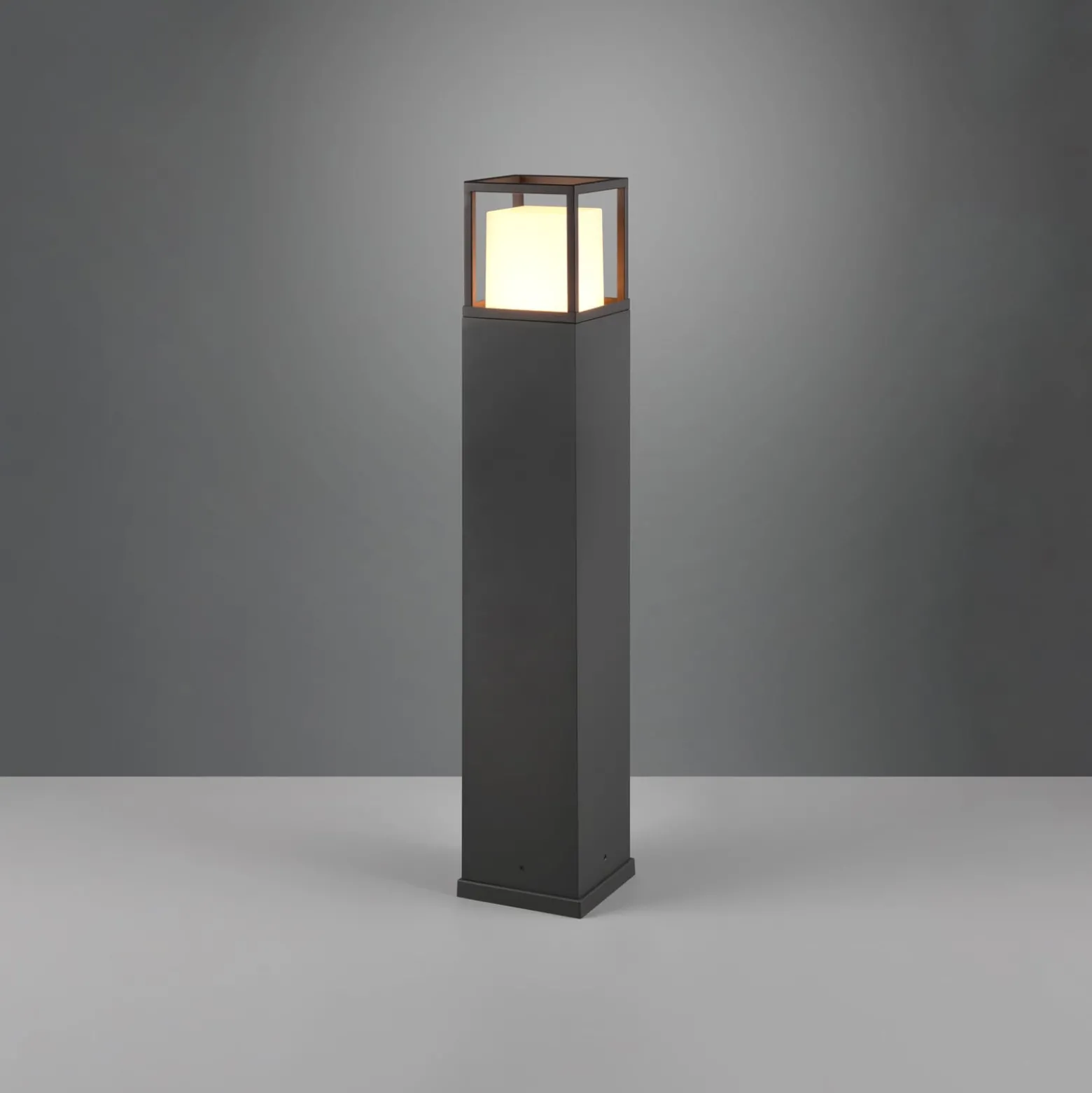 LED-Wegeleuchte Witham, 80 cm hoch, anthrazit, CCT, IP54