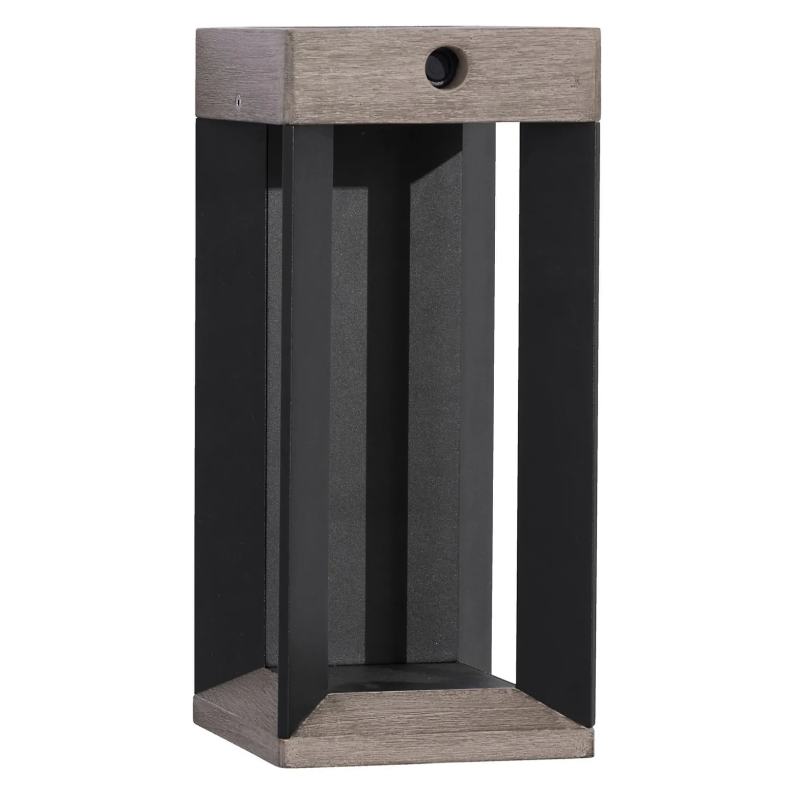 Les Jardins LED-Solarwandleuchte Teckalu, grau/schwarz