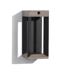 Les Jardins LED-Solarwandleuchte Teckalu, grau/schwarz