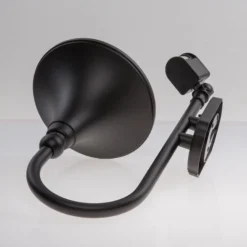 Lindby Außenwandleuchte Daphne, schwarz, Sensor, Metall, E27