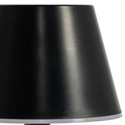 Lindby LED-Akkuleuchte Gaja, schwarz, USB, IP44, RGBW, dim.