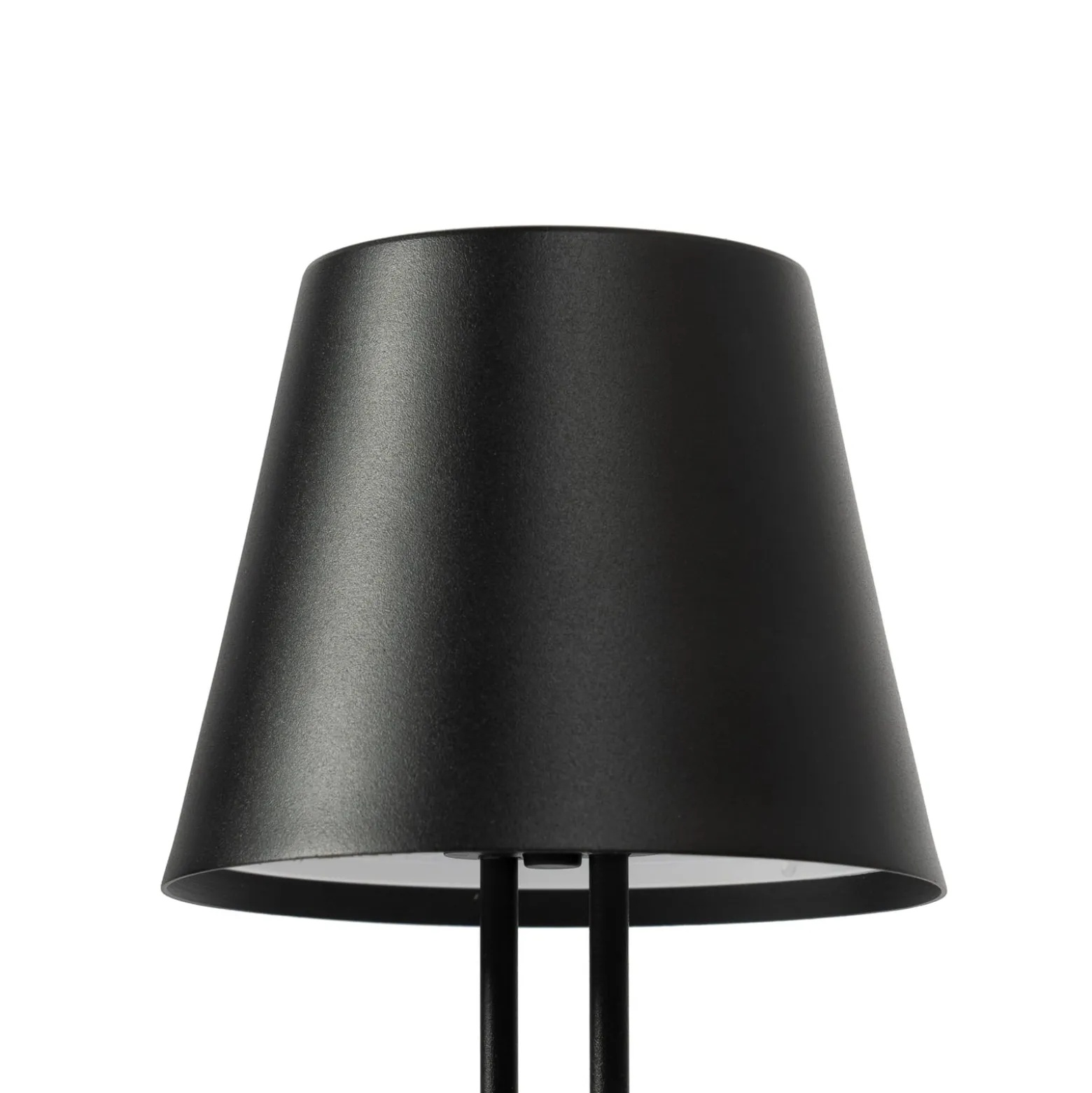 Lindby LED-Akkutischlampe Janea TWIN, schwarz, Metall