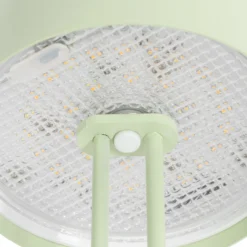 Lindby LED-Akkutischleuchte Janea TWIN, grün, Metall