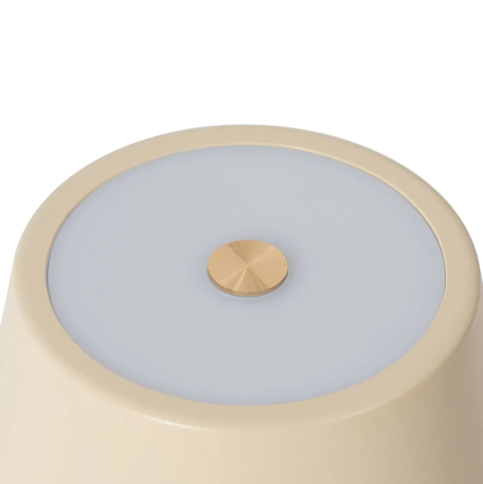 Lindby LED-Akkutischleuchte Janea TWIN, beige, Metall