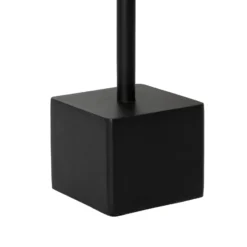 Lindby LED-Akkutischleuchte Janea CUBE, schwarz, Metall