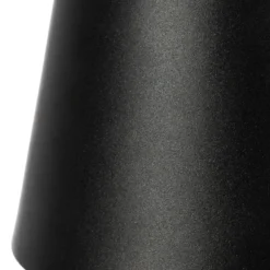 Lindby LED-Akkutischleuchte Janea CUBE, schwarz, Metall
